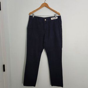 Tailor Vintage Men's Navy Washed Chinos Size 34/32